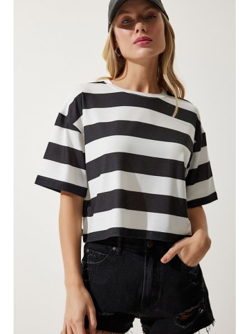 Happiness Istanbul Shirt zwart/wit