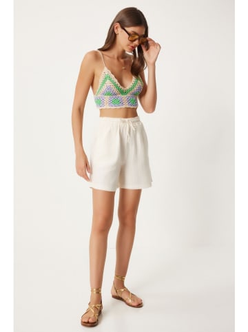 Happiness Istanbul Shorts in Creme