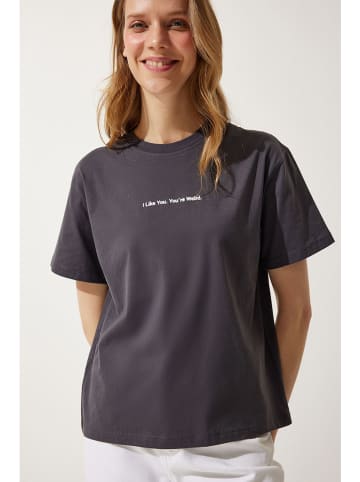 Happiness Istanbul Shirt in Anthrazit