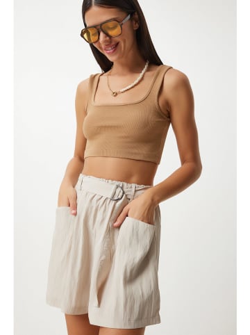 Happiness Istanbul Bermudas in Beige