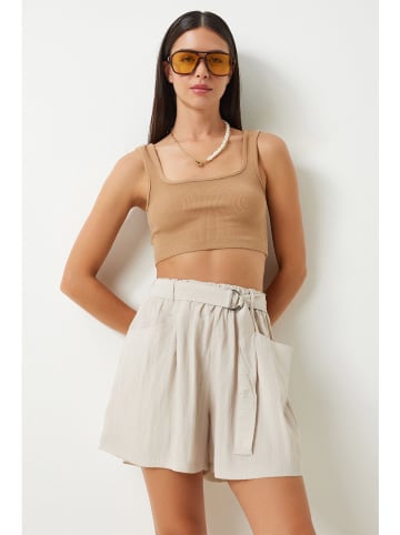 Happiness Istanbul Bermudas in Beige