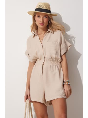 Happiness Istanbul Jumpsuit in Beige