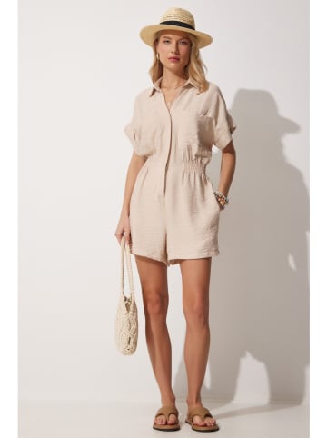 Happiness Istanbul Jumpsuit in Beige