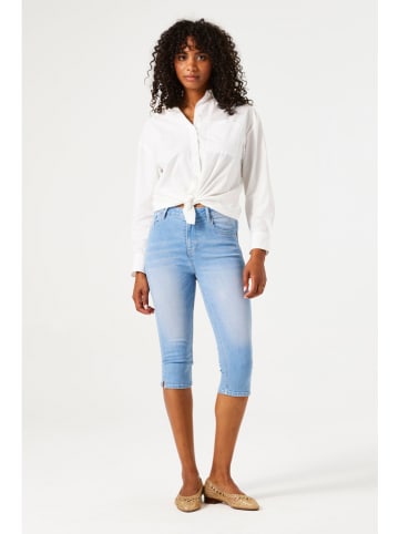 Garcia Jeans-Caprihose - Skinny fit - in Hellblau