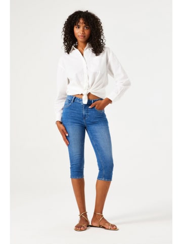 Garcia Jeans-Caprihose - Skinny fit - in Blau