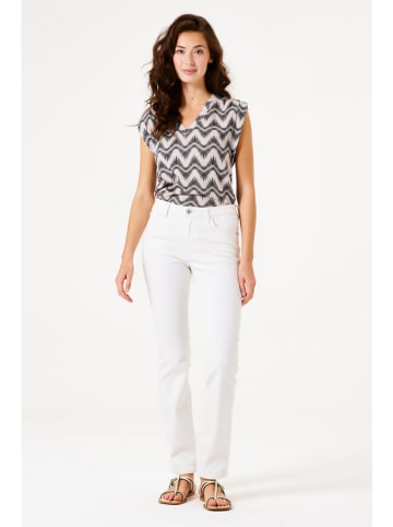 Garcia Blouse crème/zwart