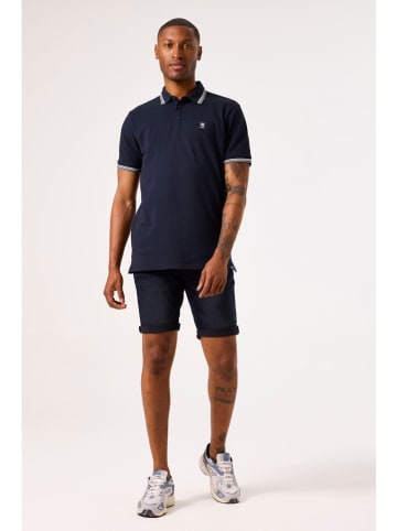 Garcia Koszulka polo w kolorze granatowym