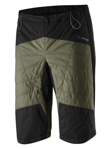 Gonso Thermo-Fahrradshorts in Khaki/ Schwarz