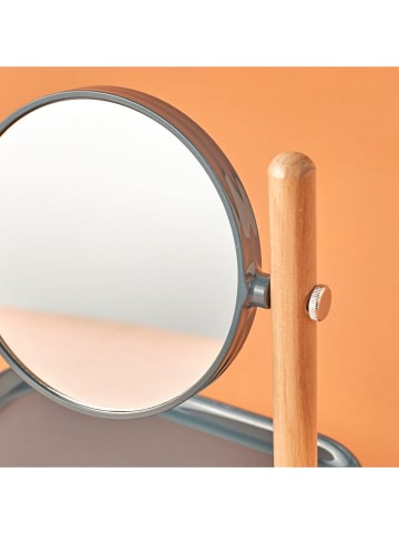 BELLA MAISON Cosmeticaspiegel blauw - (B)22 x (H)23 x (D)14 cm