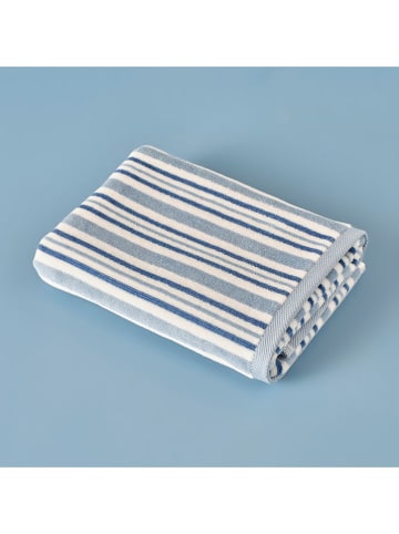 BELLA MAISON Duschtuch "Marine" in Hellblau/ Blau