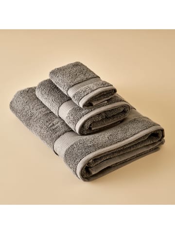 BELLA MAISON 3er-Set: Gästehandtücher "Dorita" in Braun - (L)30 x (B)30 cm