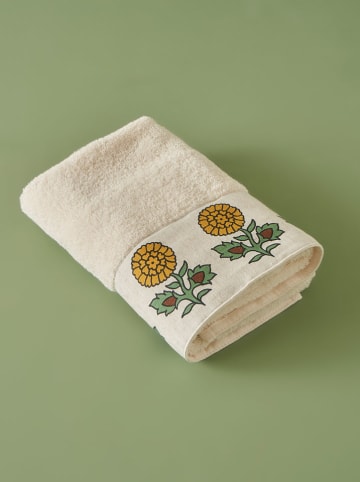 BELLA MAISON Handtuch "Indian" in Weiß - (L)70 x (B)50 cm