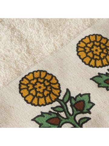 BELLA MAISON Handdoek "Indian" wit - (L)70 x (B)50 cm