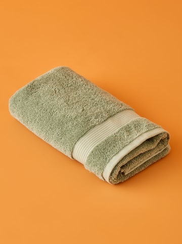 BELLA MAISON Handtuch "Dorita" in Khaki - (L)90 x (B)50 cm