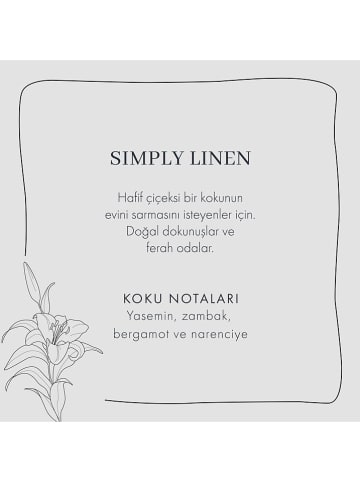 BELLA MAISON Dyfuzor zapachowy "Simply Linen" - 250 ml