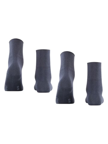 ESPRIT 2-delige set: sokken "Ribbed" donkerblauw