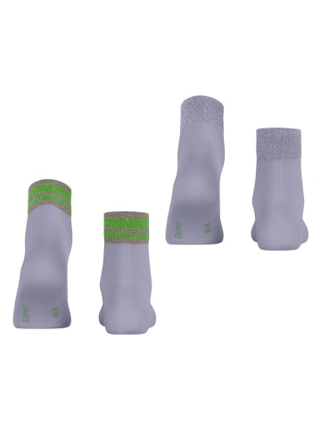 ESPRIT 2-delige set: sokken ''Retro'' grijs/groen