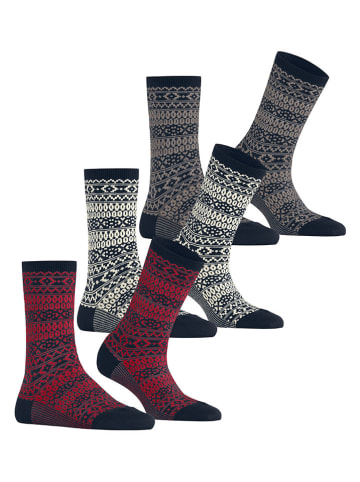ESPRIT 3-delige set: sokken ''Sami'' meerkleurig