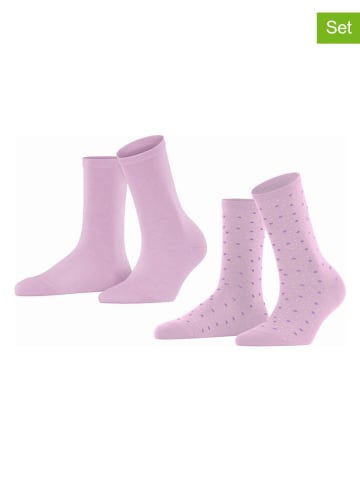 ESPRIT 2er-Set: Socken ''Playful'' in Rosa