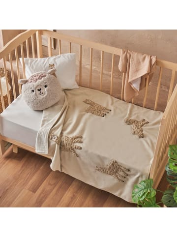 BELLA MAISON Mousseline babydeken "Alpaca" beige - (L)100 x (B)80 cm
