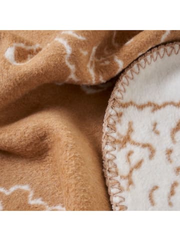 BELLA MAISON Babydecke "Alpaca" in Hellbraun/ Creme - (L)120 x (B)100 cm