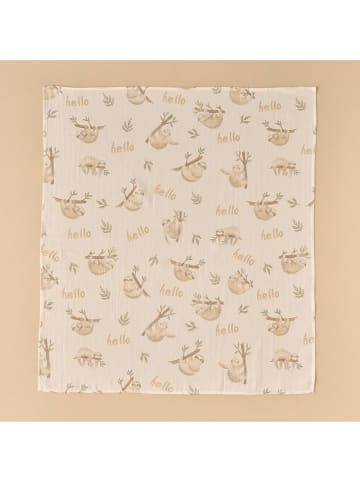 BELLA MAISON Mousseline babydeken beige - (L)120 x (B)100 cm