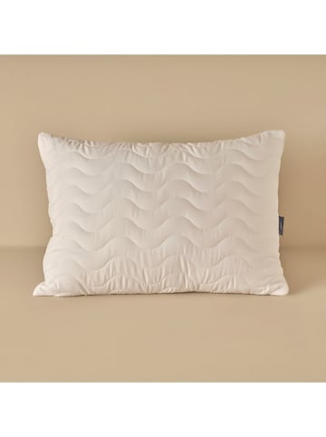 BELLA MAISON Mikrofaser-Kissen in Weiß - (L)50 x (B)70 cm