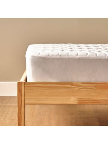 BELLA MAISON Matratzenschoner in Weiß - (L)200 x (B)100 cm