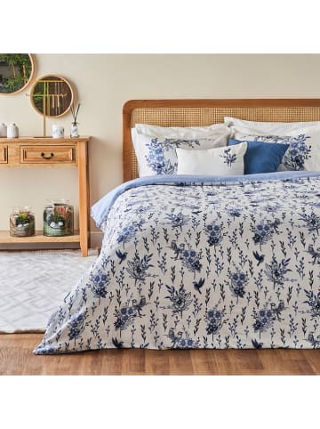 BELLA MAISON 3tlg. Satin-Bettwäscheset "Supreme" in Blau