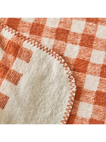 BELLA MAISON Tagesdecke "Pavia" Braunrot/ Weiß - (L)200 x (B)150 cm