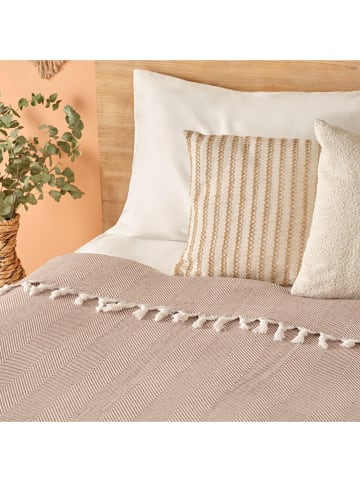 BELLA MAISON Tagesdecke "Nina" in Hellbraun - (L)230 x (B)200 cm