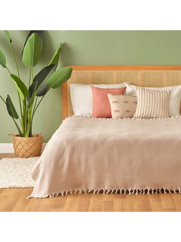 BELLA MAISON Tagesdecke "Nina" in Beige - (L)230 x (B)200 cm