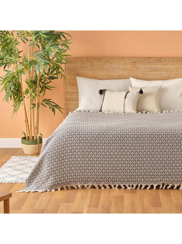 BELLA MAISON Bedsprei "Silvana" antraciet - (L)230 x (B)200 cm