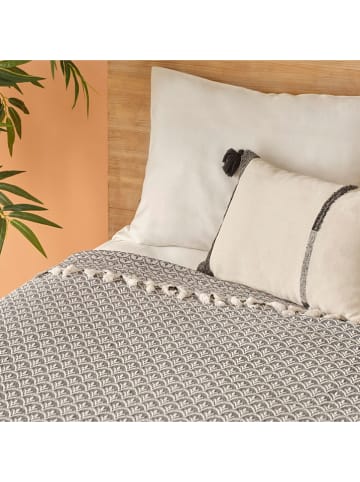 BELLA MAISON Tagesdecke "Silvana" in Anthrazit - (L)230 x (B)200 cm