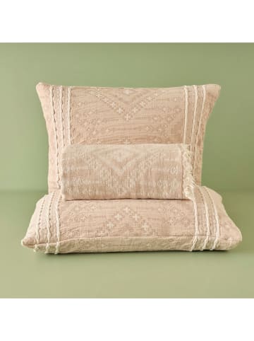 BELLA MAISON 3-delige bedspreiset "Glorinda" beige