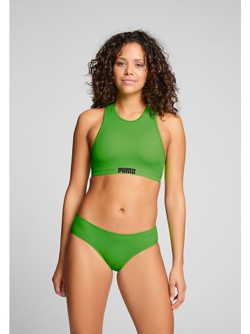 Puma Bikini-Oberteil in Grün