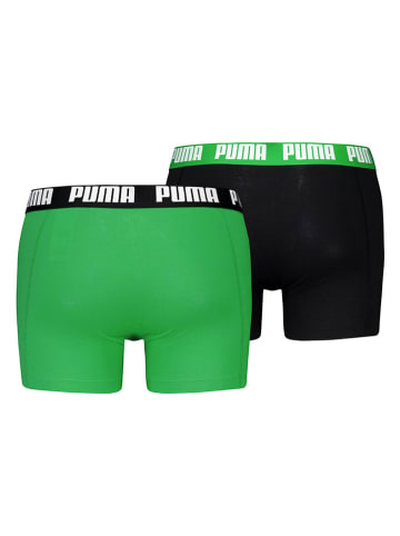 Puma 2-delige set: boxershorts zwart/groen
