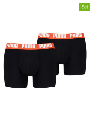 Puma 2er-Set: Boxershorts in Schwarz
