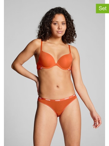 Puma 2er-Set: Bikini-Hosen in Orange