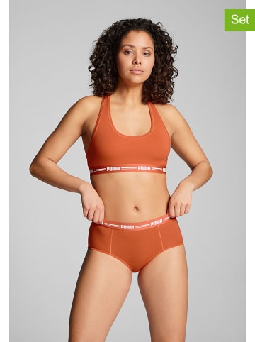 Puma 2er-Set: Pantys in Orange