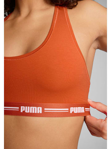 Puma Biustonosz sportowy w kolorze pomarańczowym
