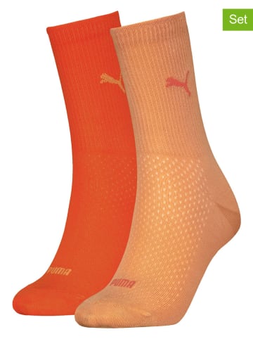 Puma 2er-Set: Socken in Orange