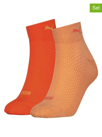 Puma 2er-Set: Socken in Orange