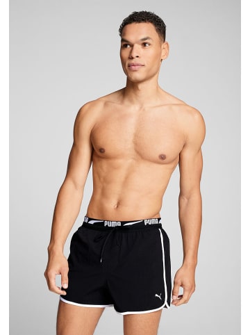 Puma Badeshorts in Schwarz
