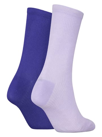 Puma 2er-Set: Socken in Lila/ Blau