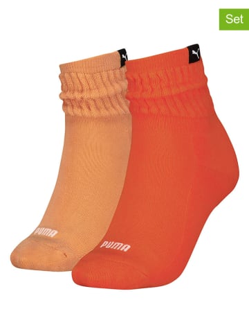 Puma 2er-Set: Socken in Orange