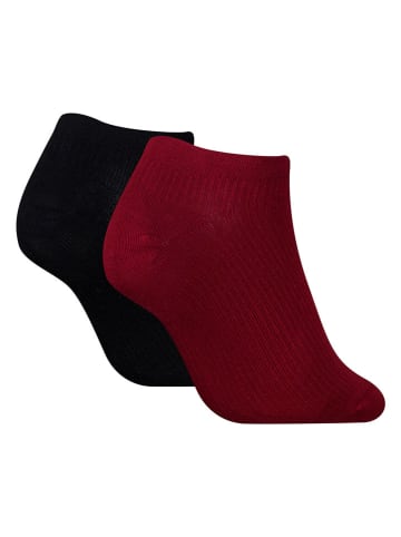 Puma 2er-Set: Socken in Bordeaux/ Schwarz