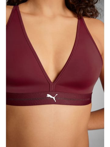 Puma Bügelloser BH in Bordeaux