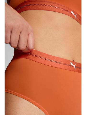 Puma Figi high waist (2 pary) w kolorze pomarańczowym