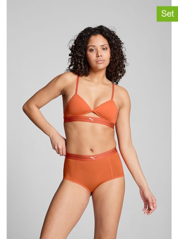 Puma 2er-Set: Taillenpantys in Orange